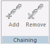 Utilities tab, Chaining group