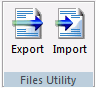 Utilities tab, Files Utility group