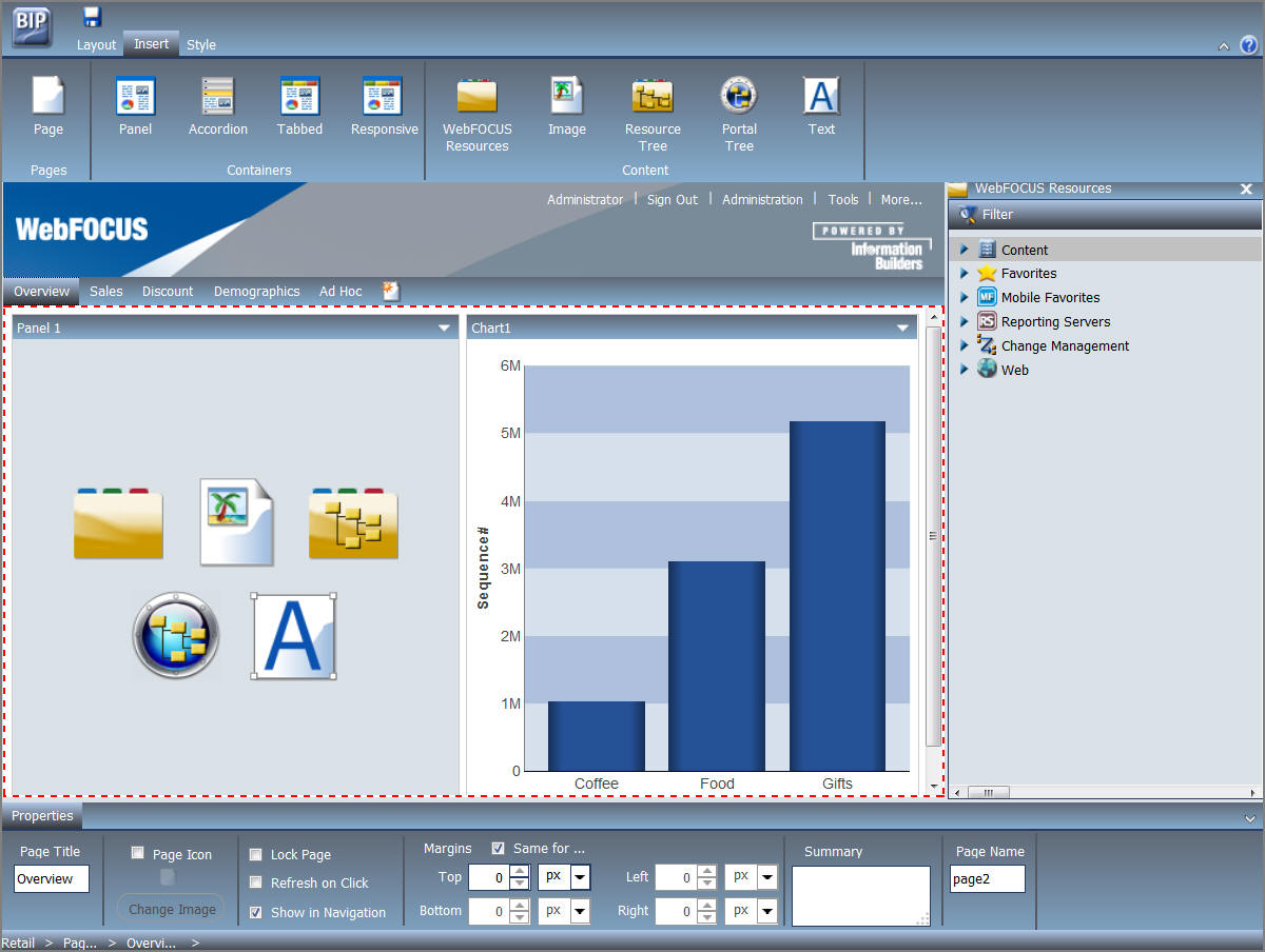 WebFOCUS-Ressourcen