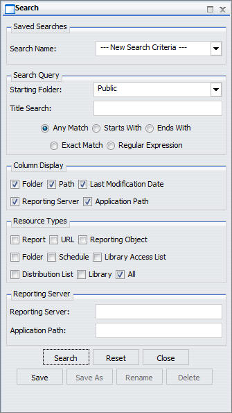 Dialogbox Suche