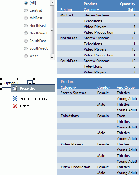 Ausgewählte Dropdown-Listeneingabeaufforderung