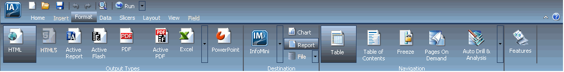 Gruppe Features minimiert