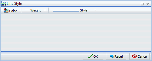 Dialogbox Linienstyle