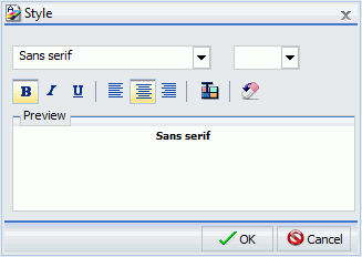 Style-Dialogbox