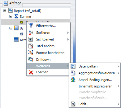 Summen-Menü