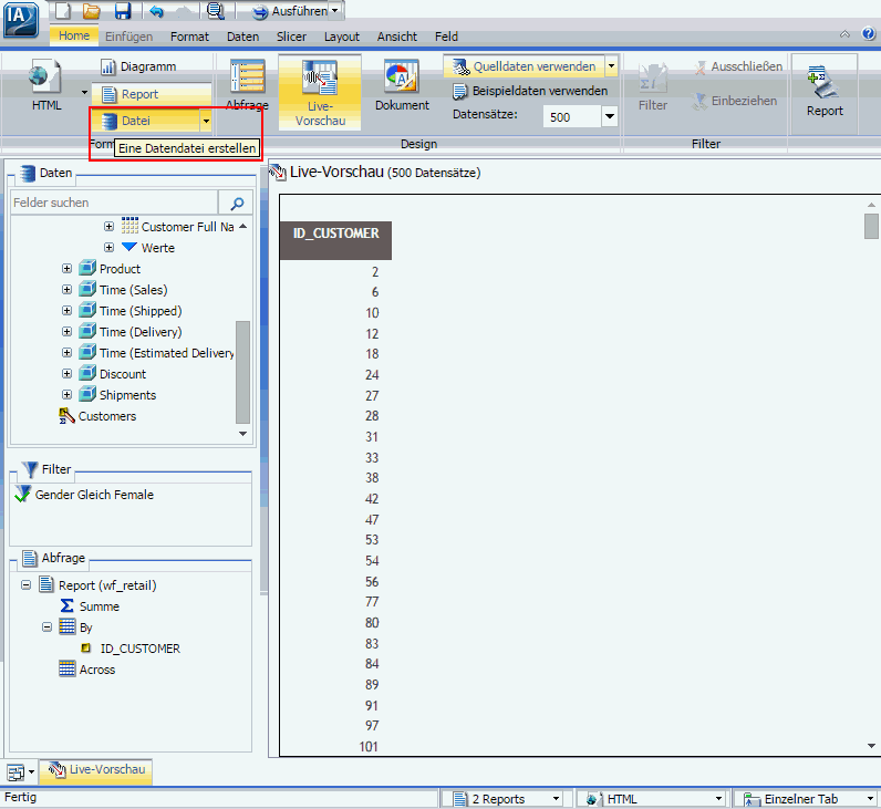Datei-Button mit QuickInfo