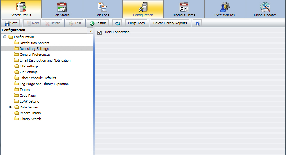 Repository-Einstellungen