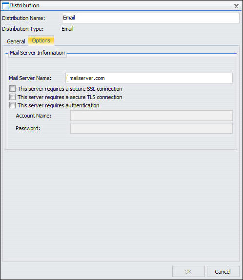 E-Mail-Optionen