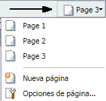 menú Página