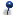 Pin azul