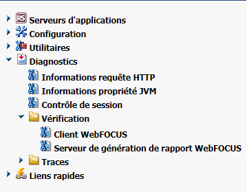 Menu Diagnostics