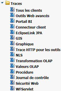 Menu Traces
