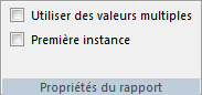 Groupe Propriétés Rapport