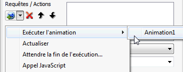 Option Requêtes/Actions