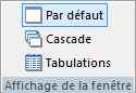 Groupe Affichage fenêtre