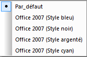 Menu Style