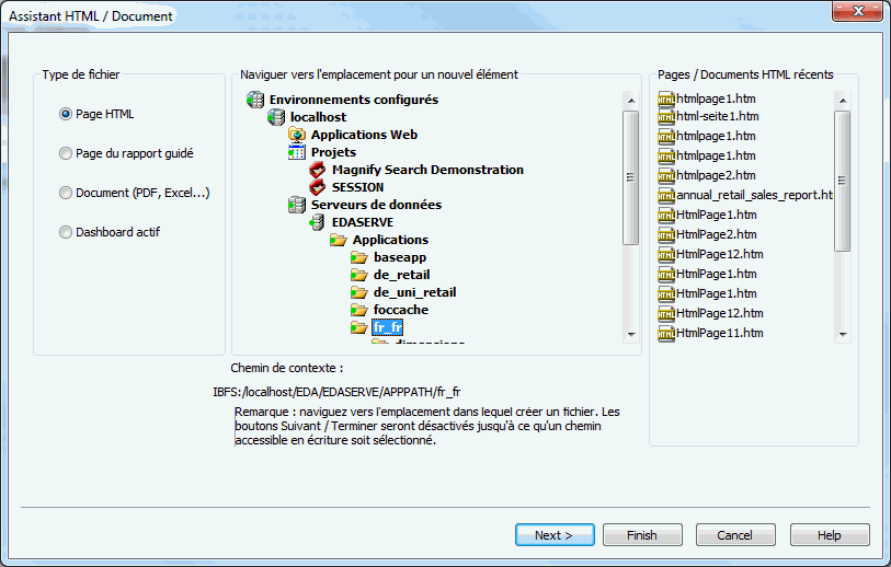 Assistant HTML/document