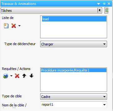 Section Tâches