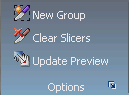 Afficher le groupe Options