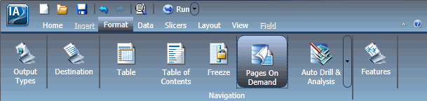 Bouton Pages à la demande