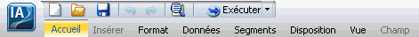 Menu contextuel Rapports
