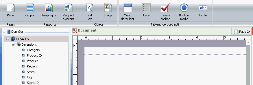 Page 2 pour tableau de bord actif
