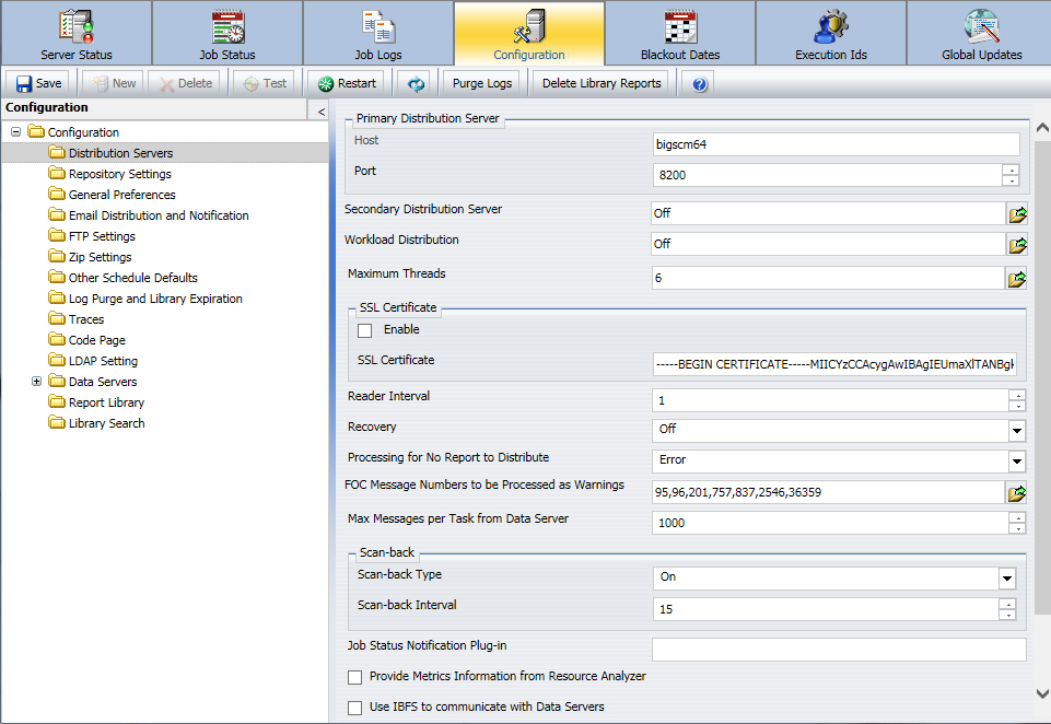 serveur de distribution