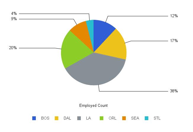 Image Graphique à secteurs multicolore ReportCaster