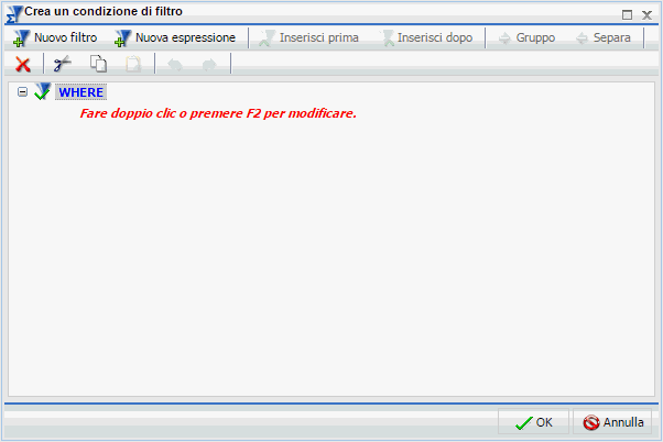 Fare doppio clic o premere il tasto F2 per modificare il collegamento