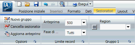 Nuovo gruppo sezionatori sul nastro