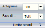 visualizzare gruppo Limiti Record