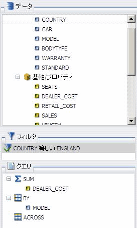 [フィルタ] エリア