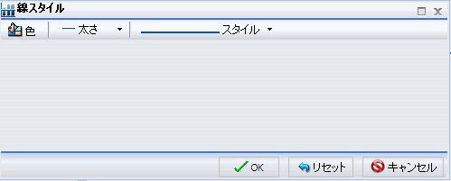 [線スタイル] ダイアログボックス