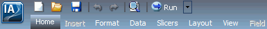 Menu de Contexto Relatórios