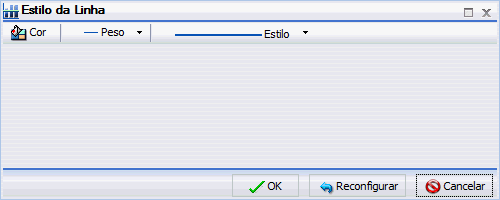 Caixa de Diálogo Estilo de Linha