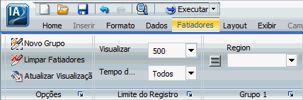Novo Grupo de Segmentadores na Faixa de Opções 