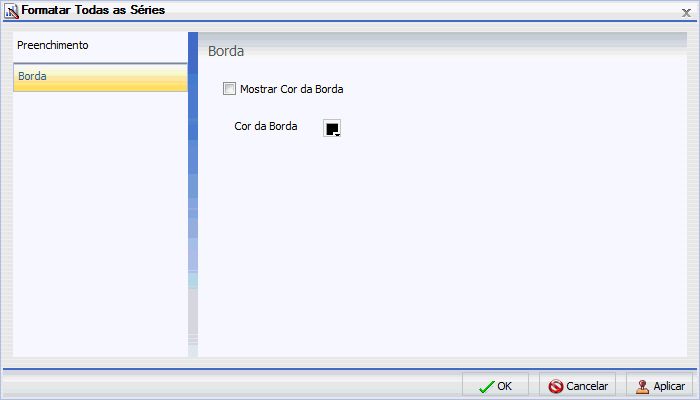 Guia Borda da Caixa de Diálogo Formatar Série