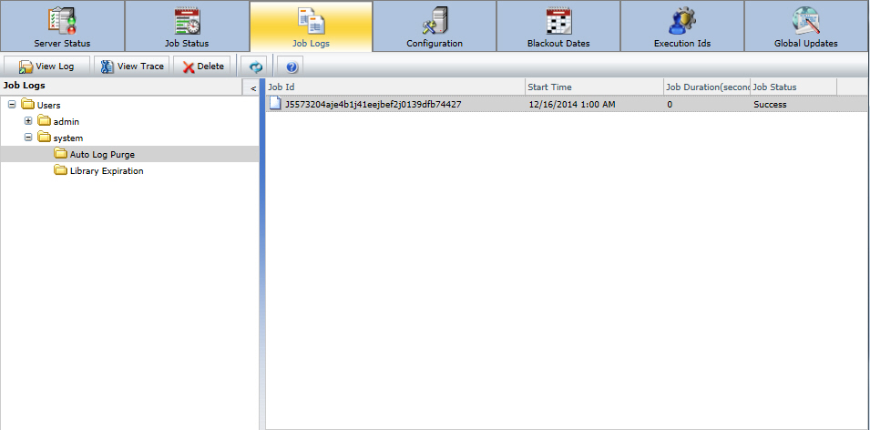 logs de trabalho