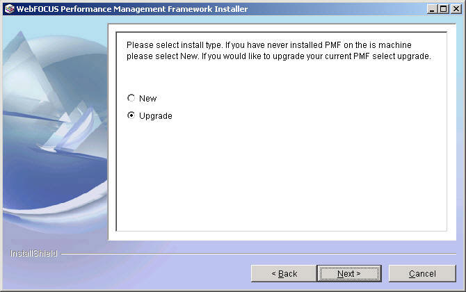 PMF Upgrade Option