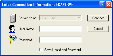 Enter Connection Information dialog box