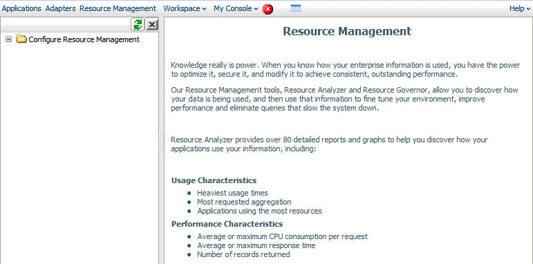 Resource Management Page