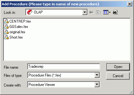 Add Procedure