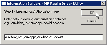 New Object/Giving authorization container a name