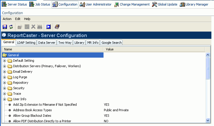Server Configuration